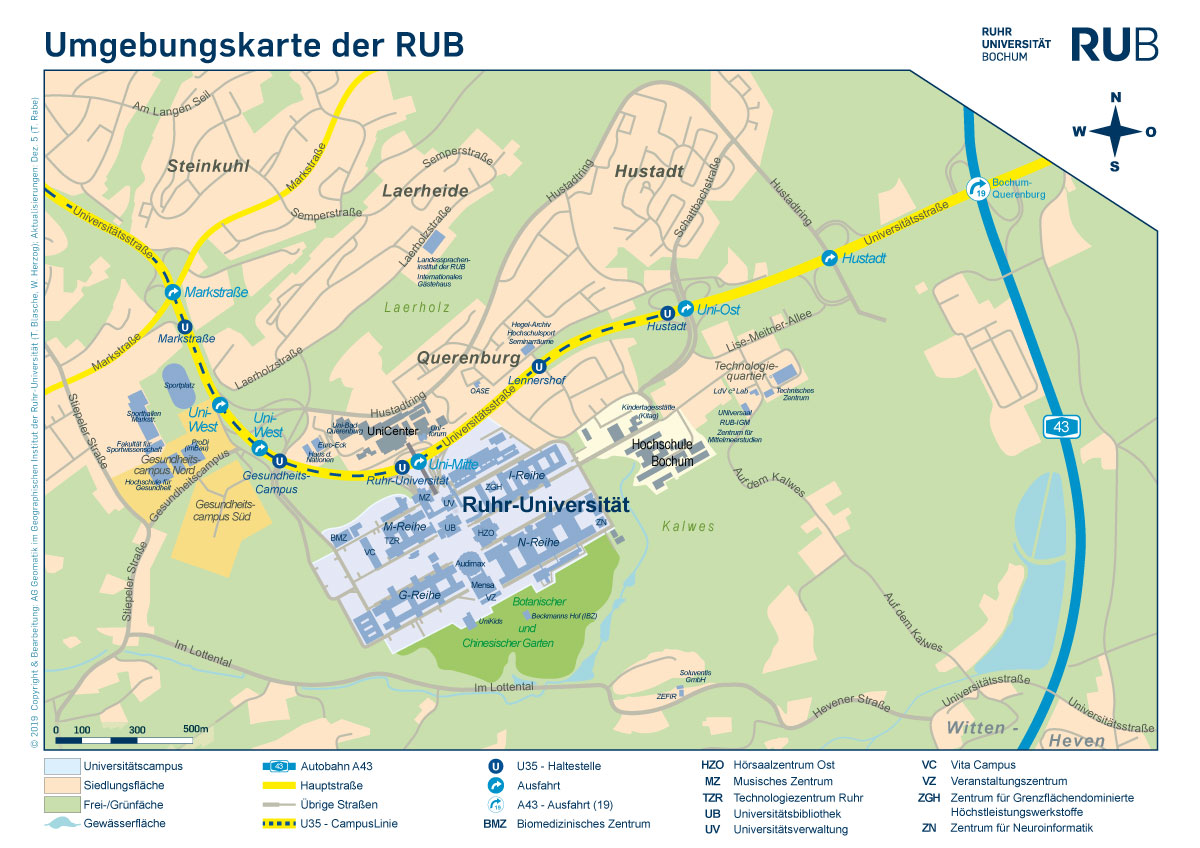 Bahnreisende und ÖPNV Mobilität RuhrUniversität Bochum