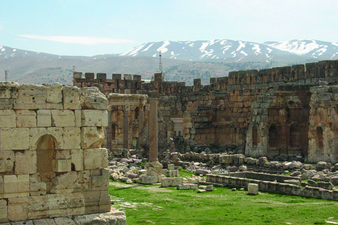 Das Jupiter-Heliopolitanus-Heiligtum in Baalbek Das Jupiter-Heliopolitanus-Heiligtum in Baalbek
