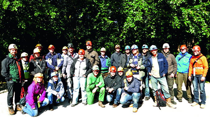 Grubenfahrt mit dem Derbyshire Caving Club und Paul Stubbs in Alderley Edge