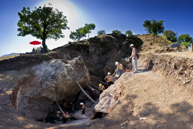 Excavations of the areas above ground of the ancient gold mine lasted 10 years