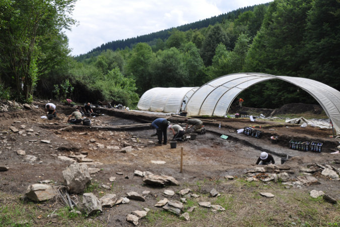 Excavation area Gerhardsseifen Excavation area Gerhardsseifen