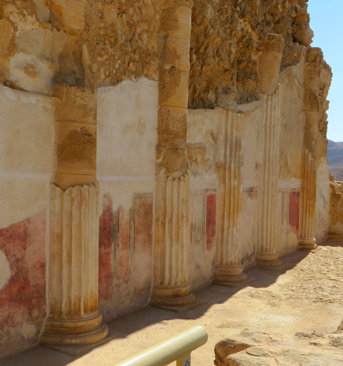 Nordpalast de Herodes in Masada (40-30 v. Chr.)