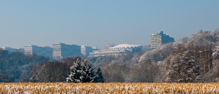 Die Ruhr-Universität im Winter