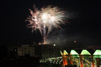Feuerwerk vorm Audimax