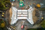 Ersatzschnellbau einer Eisenbahnbrücke (© Echterhoff GmbH)