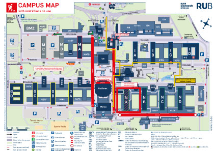 Campus map restrictions on use