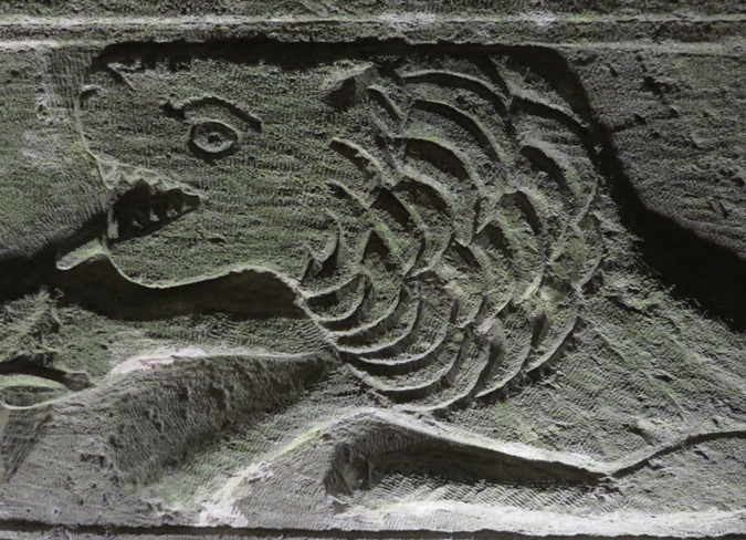 Sarkophagdetail aus Beth Sche’arim