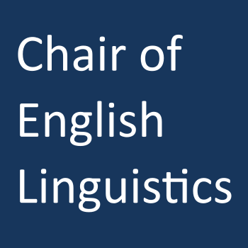 Logo Chair of English Linguistics