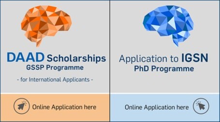 DAAD Scholarships / IGSN PhD Programme Application