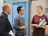 Markus Lorkowski and Sijie Zhang in discussion with Emma Wood