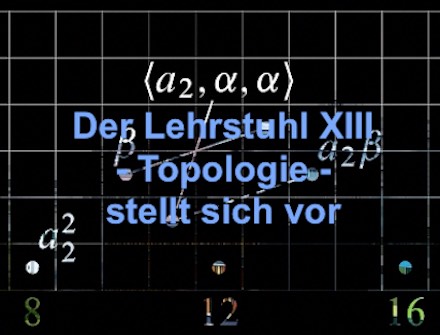 Lehrstuhl Topologie - Unser Film