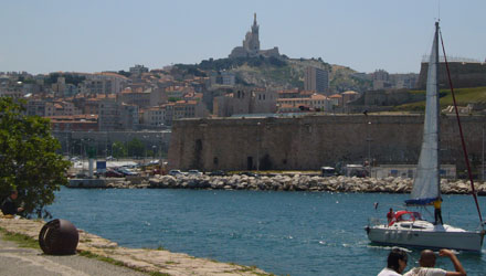 Blick auf Marseille