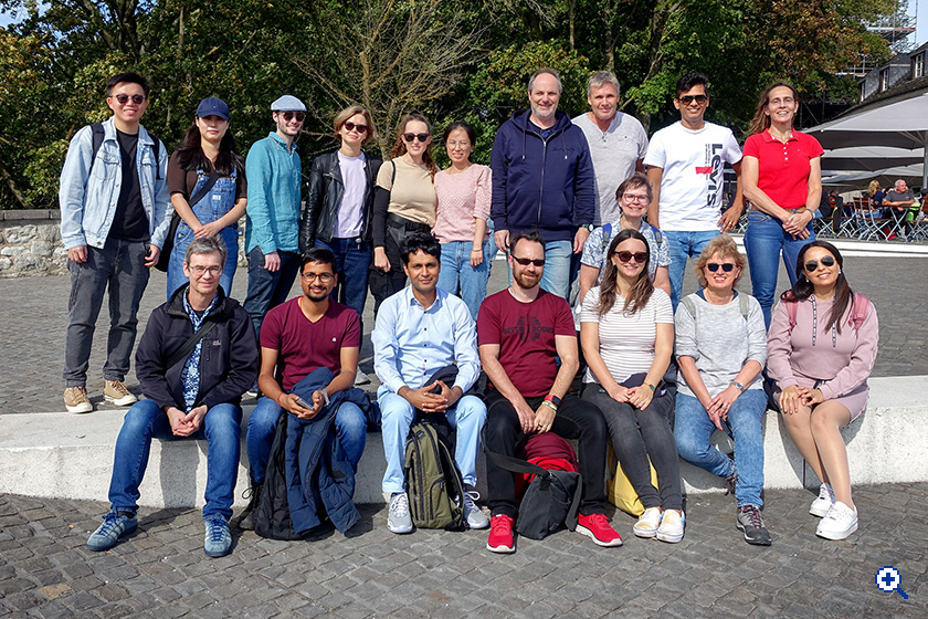 Group photo AG Krmer 2023 - company trip to Knigswinter to the Drachenfels