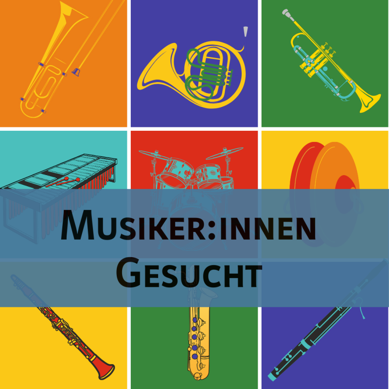 Mehrfarbige Instrumente