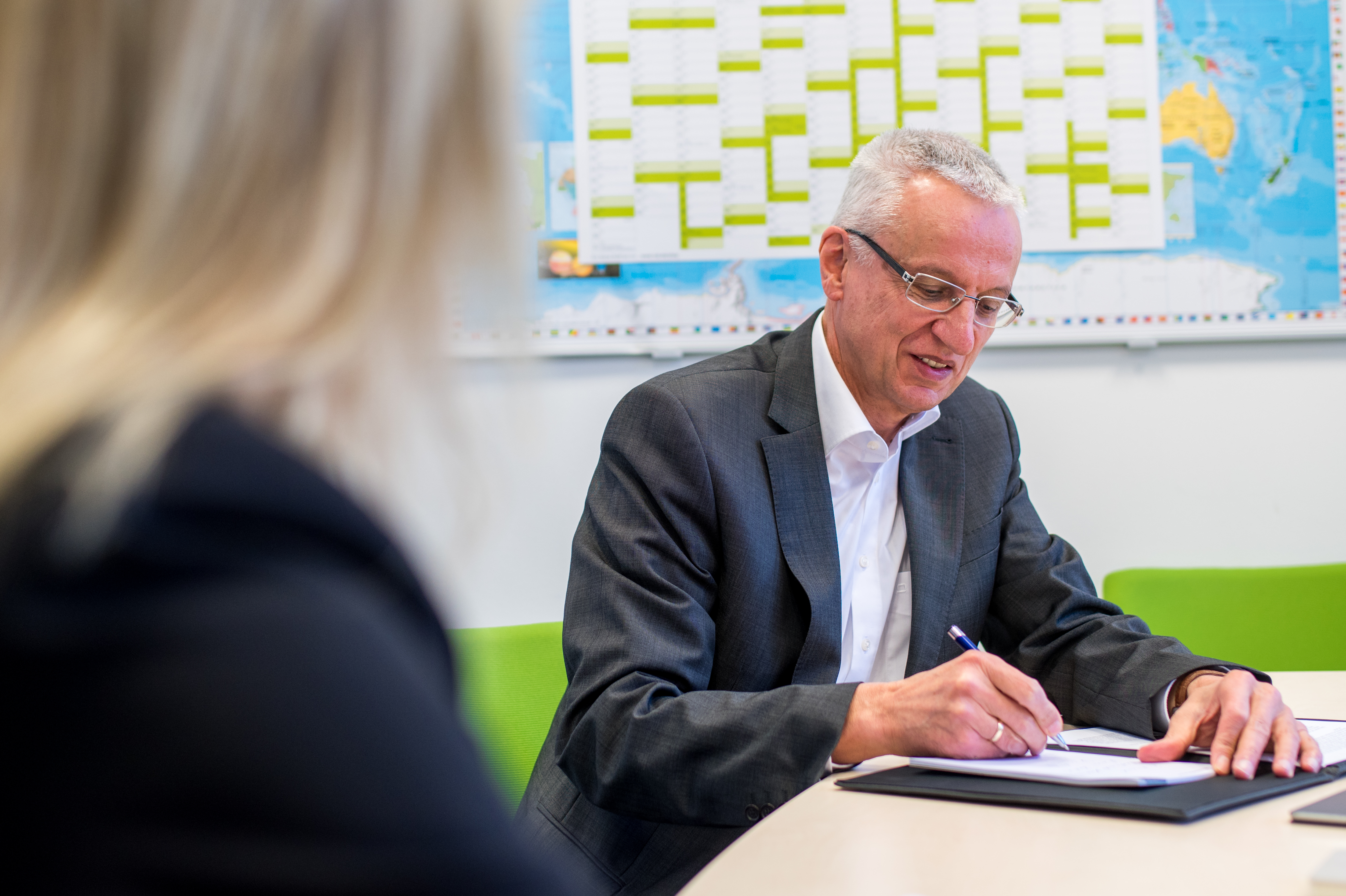 Beratungsgespräch zum Berufungsprozess