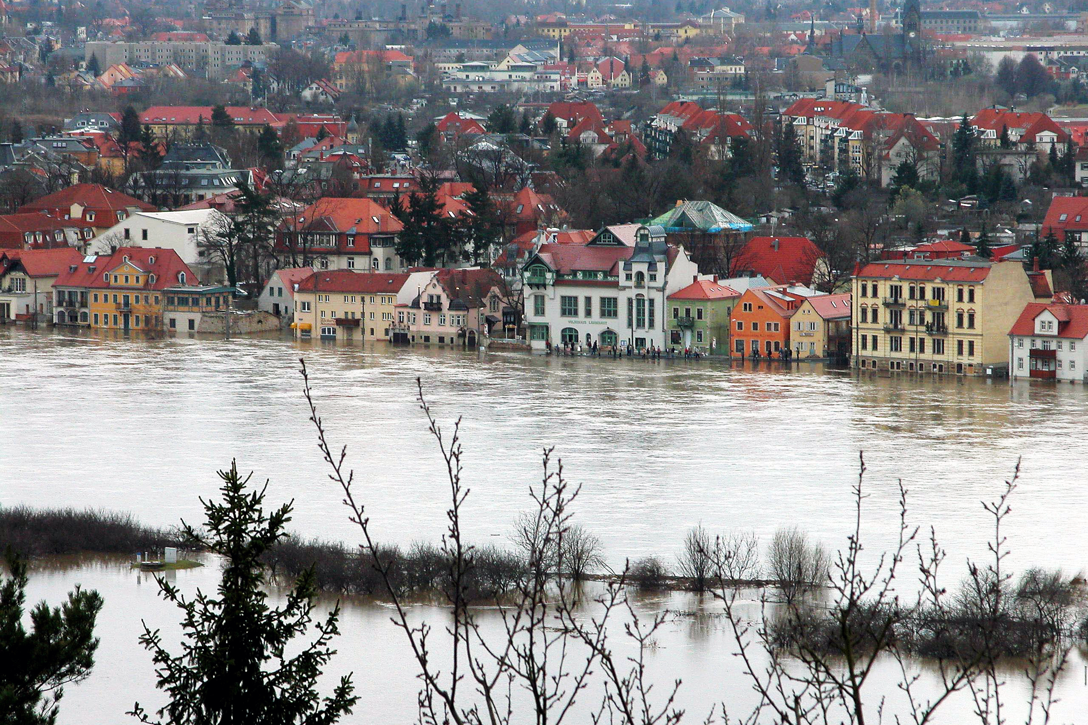 Dresden: Hochwasser der Elbe