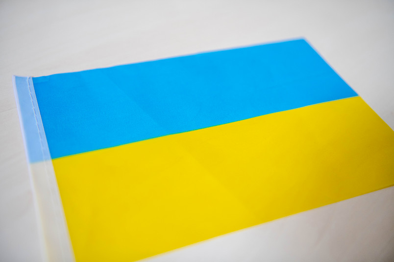 Konflikt: Flagge der Ukraine