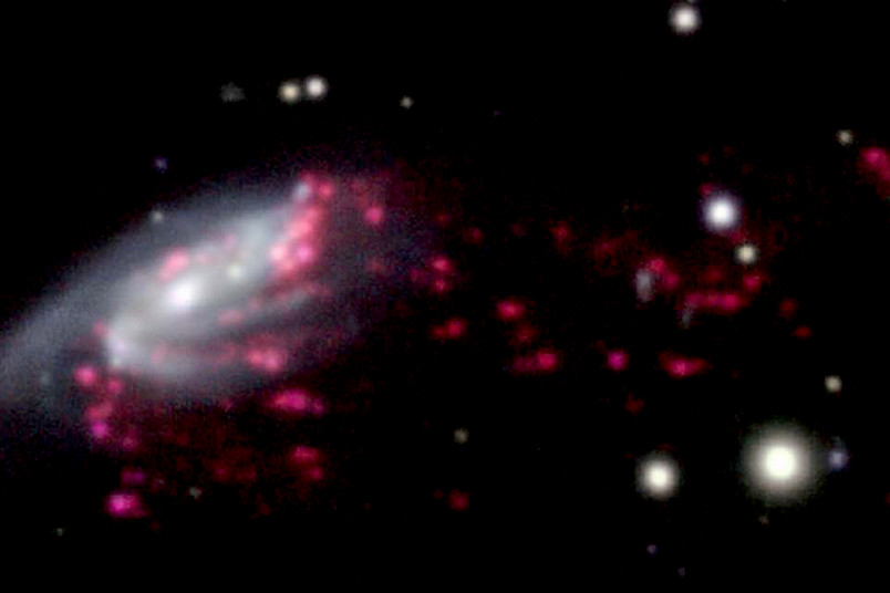 Beispielbild einer Quallengalaxie