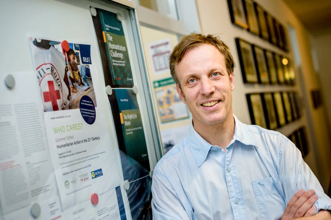 Forscher Dennis Dijkzeul