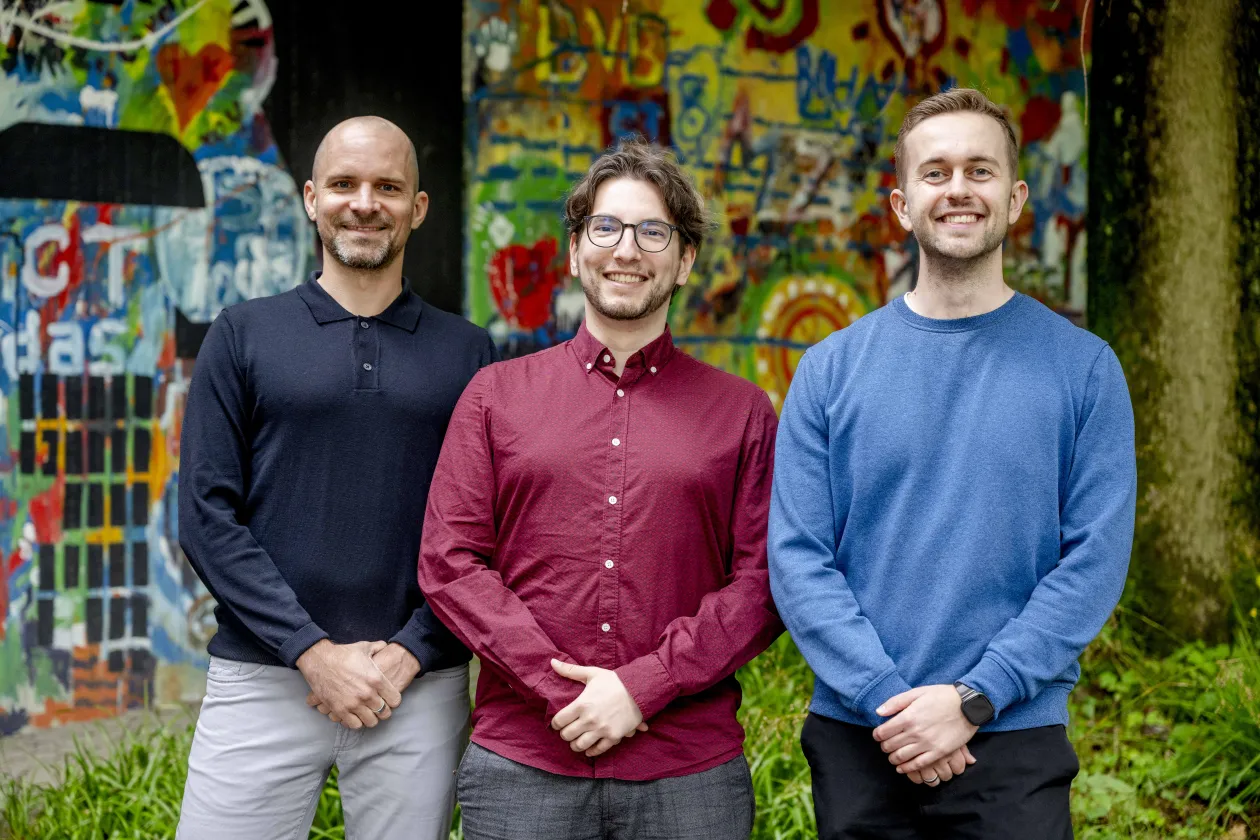 Hans Alves, André Vaz und Moritz Ingendahl