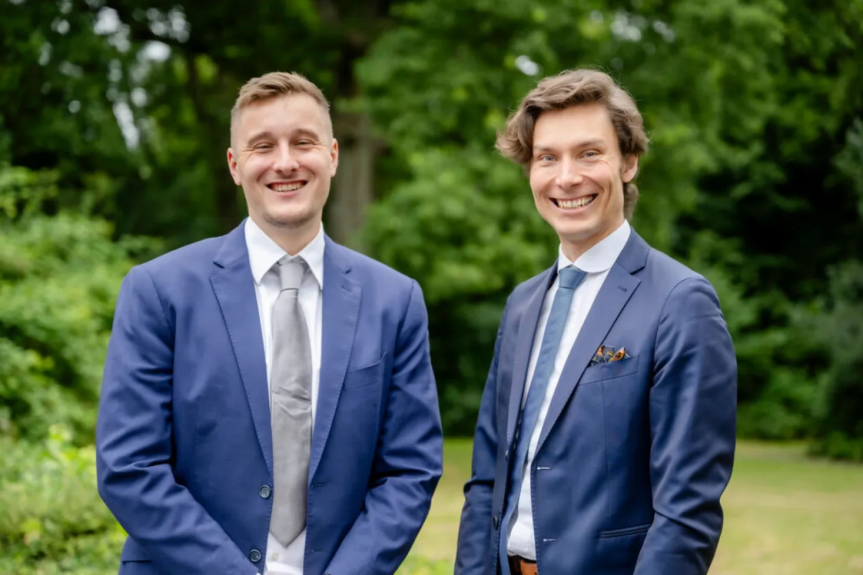 Porträt Marvin Schuleit und Marcel van Delden