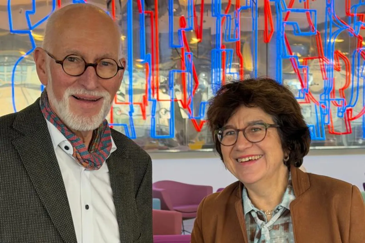 Prof. Dr. Elmar Weiler und Prof. Dr. Martina Havenith-Newen