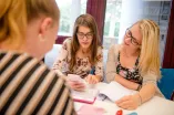Studentinnen lernen