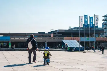 Vater und Kind auf Forum