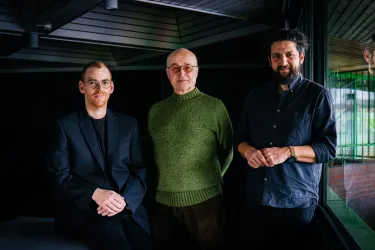 Gruppenbild, drei Männer