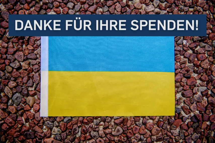 Flagge der Ukraine