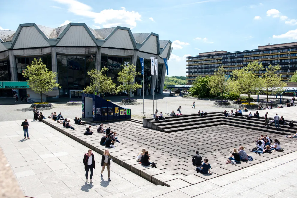 Foto: Der Campus von der Ruhr-Universität Bochum.