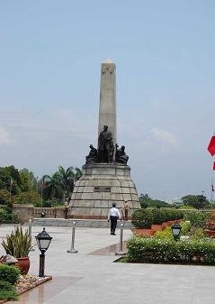 Rizal Monument in Manila, Philippines